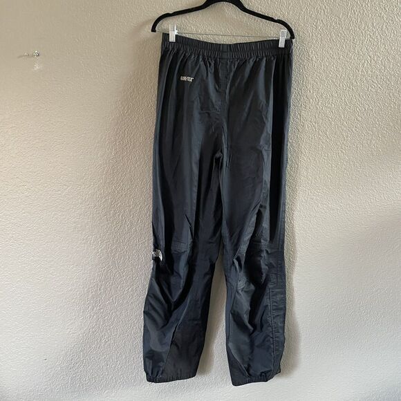 Vintage The North Face Rain Pants Men’s Large Black Waterproof Nylon Ripstop - Picture 1 of 16